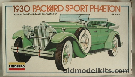 Lindberg 1/32 1930 Packard Sport Phaeton, 2102 plastic model kit